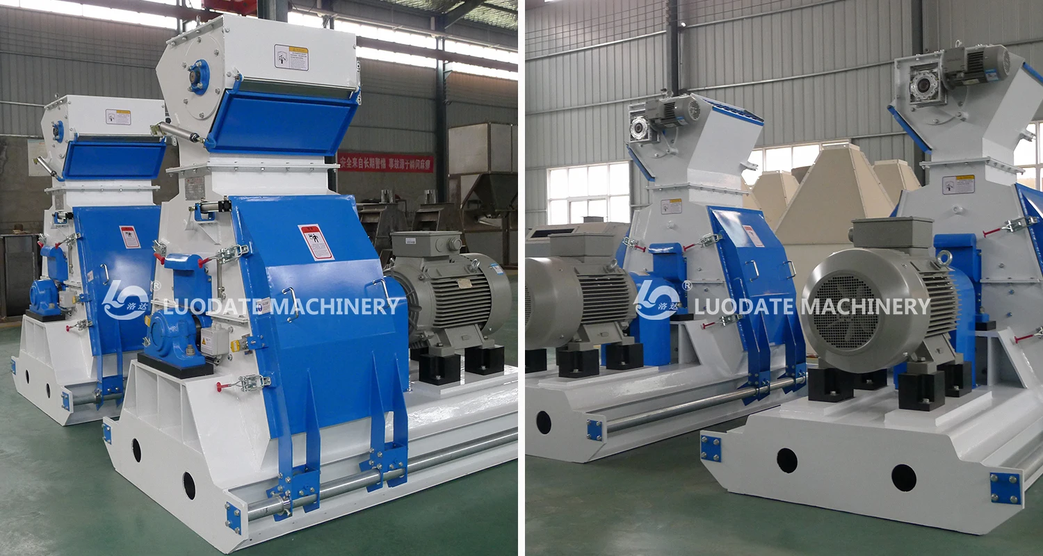 Poultry Chicken Feed Grinding Machine For Animal Feed Shredder Machine