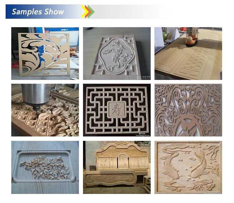 1212 Jinan 1.5kw Water Cooling Spindle Cheap Wood Door Making Cnc Router Metal Cutting Machine