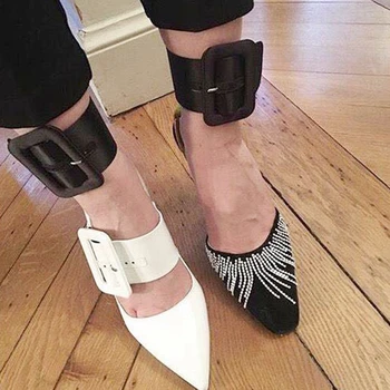 Queena Chic Women Ankle Cuff Straps Leather Buckle Wide Queena Chic Women Ankle Cuff Straps Leather Buckle Wide Holster