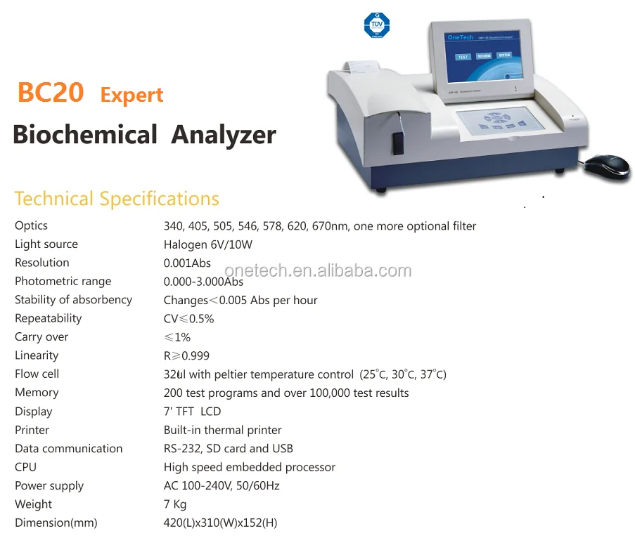 Biochemical analysis. Biochemical Blood Analysis. Biochemical Analysis Machine.