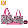 Wholesale Set Of 3 Pcs Waterproof Tote Mummies Baby Diaper Bags With Stroller Straps