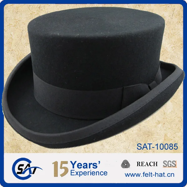 10085 round top felt hat
