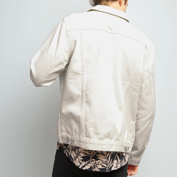 Menの服カスタムデニムジャケットメンズジャケット19ボタンフロントホワイトデニムジャケット Buy 白デニムジャケット 男性のジャケット 19 カスタムデニムジャケット男性 Product On Alibaba Com