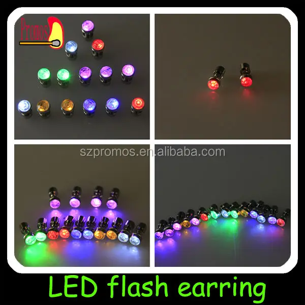Partij Gunst Gratis Monsters Led-verlichting Flits Oorbel Stud ... Partij Gunst Gratis Monsters Led-verlichting Flits Oorbel Stud ...