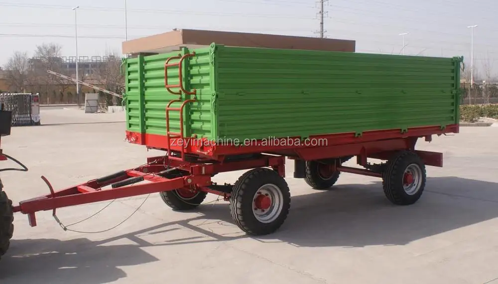 3t European Tractor Farm Trailer Agricultural Trailers Flat Trailer