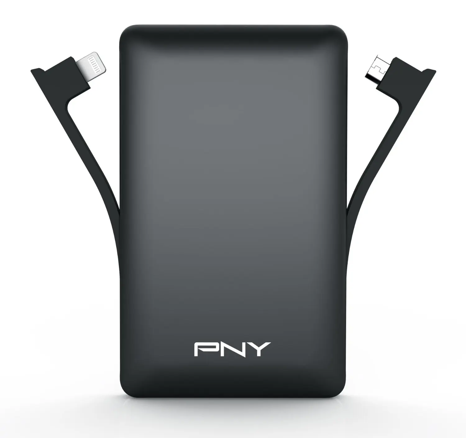 PNY LM3000 3000mAh 1 Amp Power Pack with Built-In Apple Lightning & Micro-USB Cable (P-B-3000-LM-K01-RB)