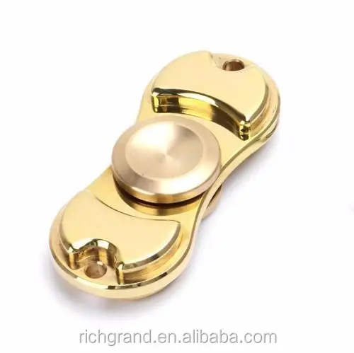 Rester &Eacute;veill&eacute; Main Fidget Laiton Cuivre M&eacute;tal Spinner