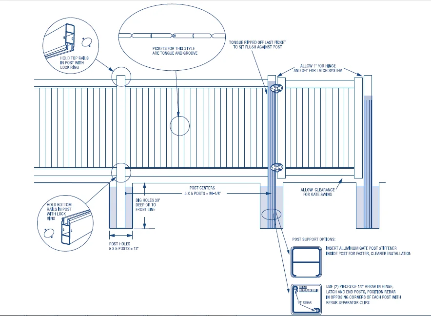 Cerca De Pvc Para Patio Trasero,Cerca De Privacidad Blanca De Vinilo