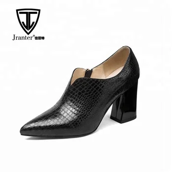 women's shoes thick heel