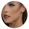 Indian Nose Ring Chain Jewelry Nose Hoop Indian Nose Ring Non Piercing