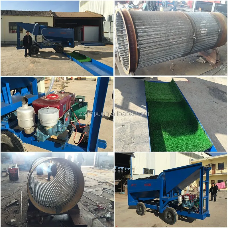 gold trommel wash plant