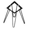 Custom DIY Wooden Coffee Table Hairpin Legs Brackets