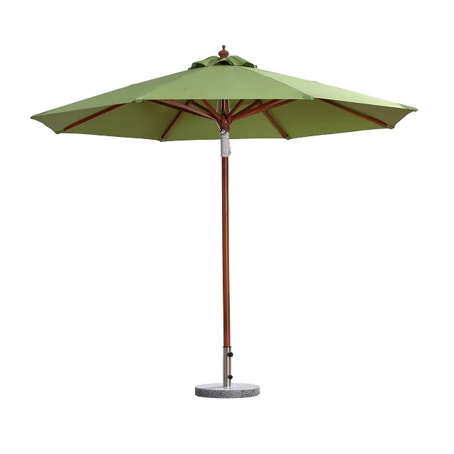 Swimming Pool Strong Wind Resistant 48mm Wooden Outdoor Umbrella Buy Outdoor Beach Umbrella Wood Pool Umbrella Wind Resistant Umbrella Product On Alibaba Com