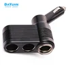 Triple socket 24V female cable car cigarette lighter socket