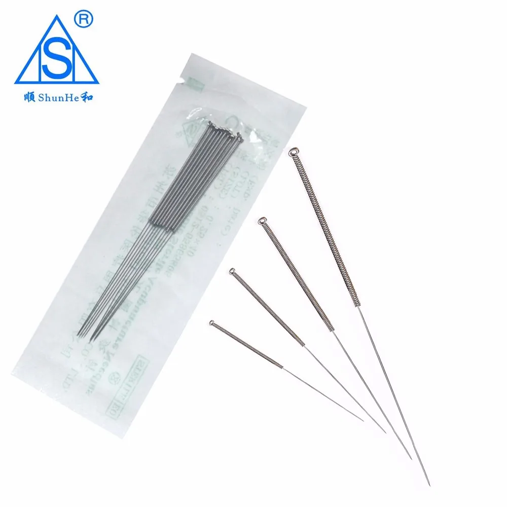 0.25x70mm Shunhe Brand Disposable Acupuncture Needles For Cycle Using