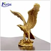 Nice-looking golden color brass eagle sculpture for sale NTBS-1455J
