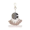 2019 Spring summer national wind travel souvenir keychain personalized bag keychain with tassel