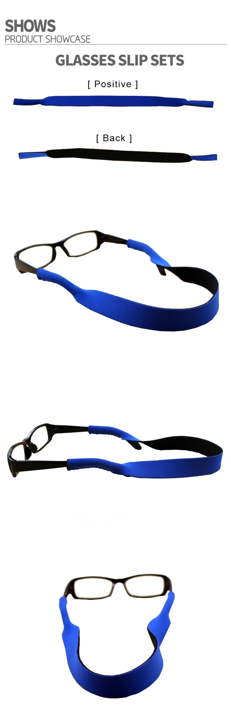 Neoprene Active Mens & Womens Sports Floating Glasses Strap 