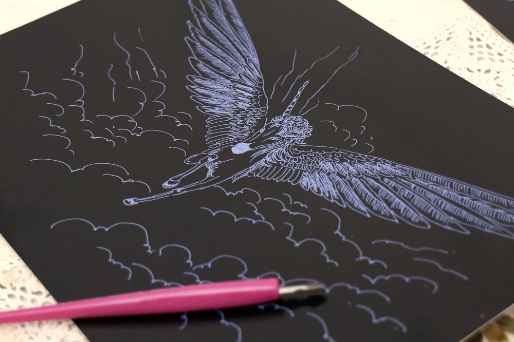 Engraving Art Magic Paper Scratch Art Card Buy Scratch Art,Magic