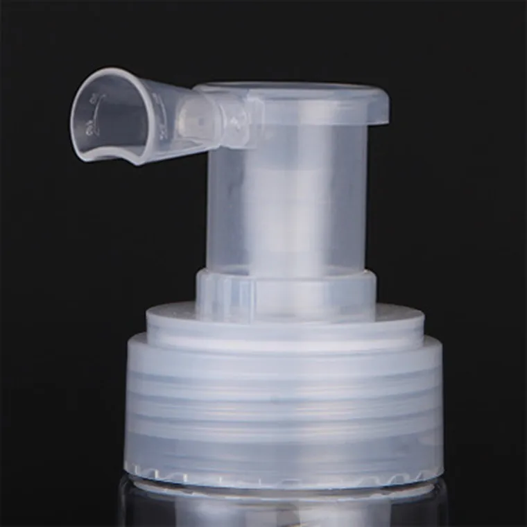 Clear Powder Spray Pet Bottle With Locking Nozzle 6 Oz 180 Ml Label For