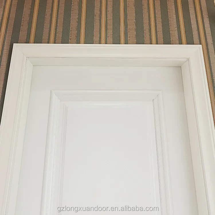 Nice Appearance Pure White 100 Solid Wood Interior Door Design For