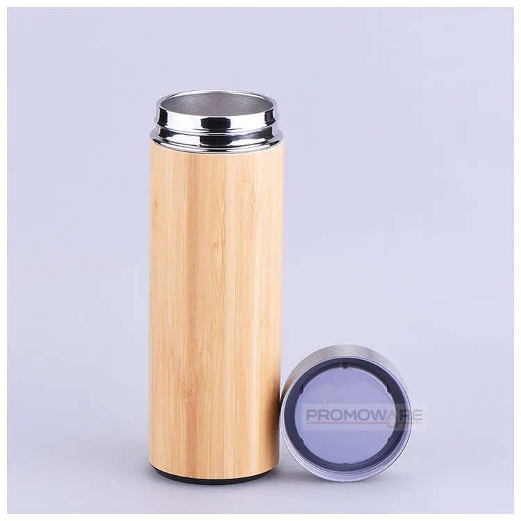 Personalized Bamboo Coffee Tea Tumbler Mug With Tea Strainer Infuser ...