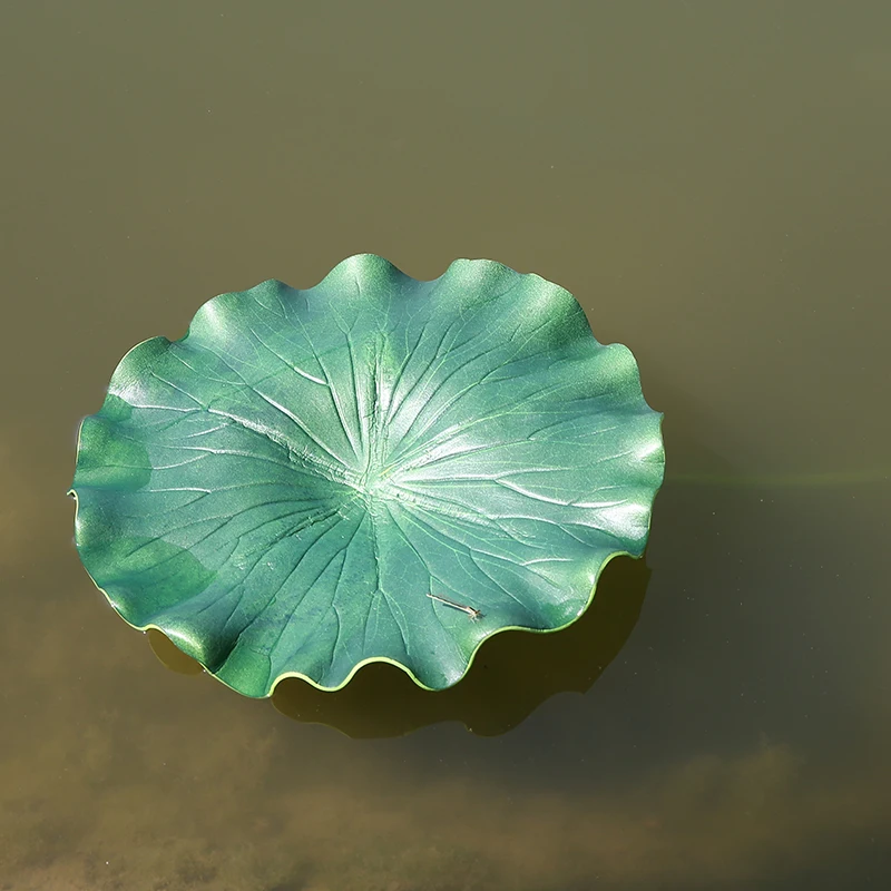 Superdream Artificial Realistic Lily Pads Floating Scenery Lotus Pods