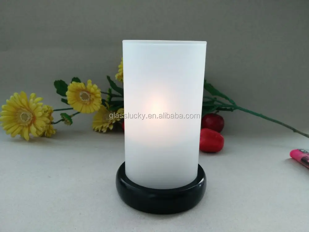 Frosted Both Ends Open Glass Cylinder And Pyrex Glass Cylinder With