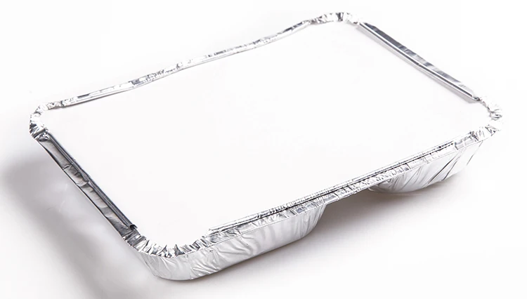 810ML disposable aluminum foil lunch trays for Fast food packing takeaway
