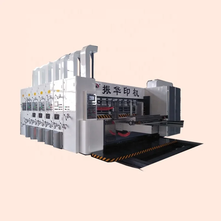 High Definition Automatic High Speed Pizza Box Printer Die Cutter Machine 2 3 4 5 Color