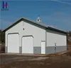 Precast wide span steel structure and sandwich panel workshop/warehouse