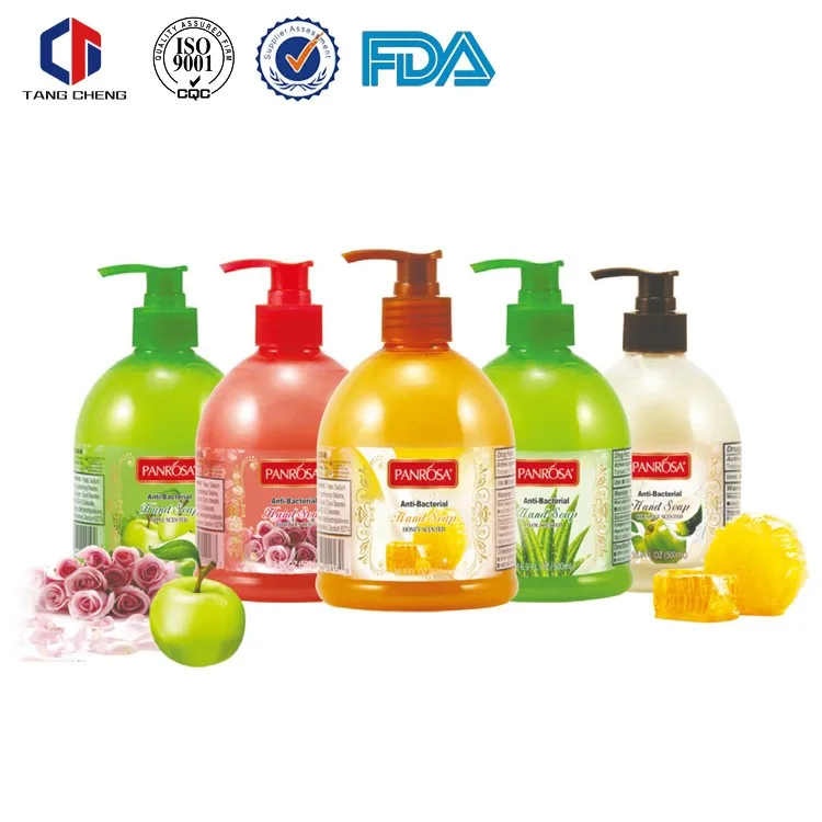 Free Sample Private Label Natural Multi Scent Antibacterial Liquid Hand