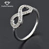 Customized Stainless Steel Titanium Steel Ring Copper Ring and 8 word Love 925 Silver Ring