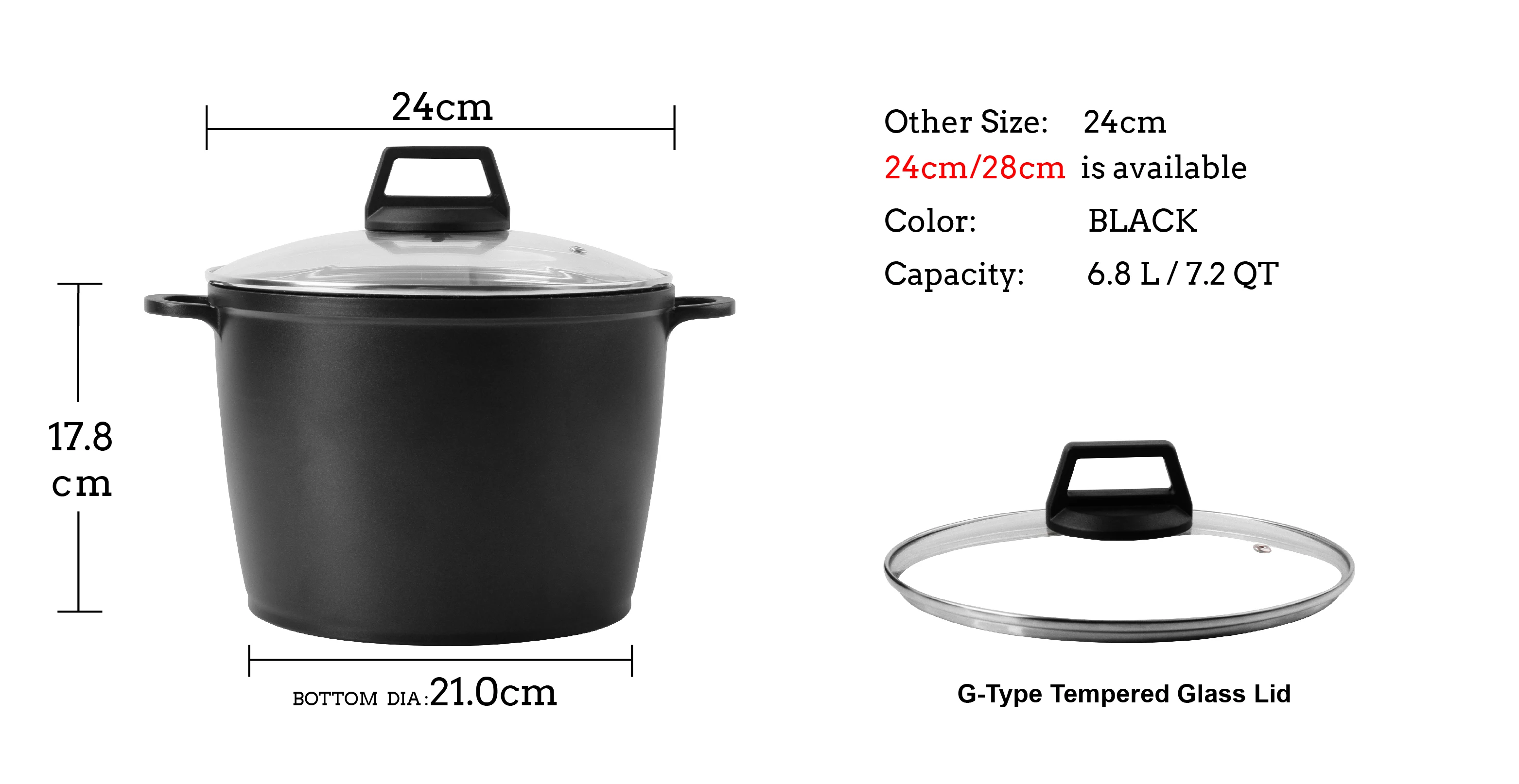 Standard Cooking  Pot  Sizes  Large  Hot Cooking  Pot  No Oil 