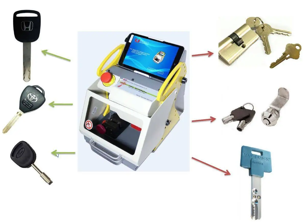 2018 Most Popular Fully Automatic Key Cutting Machine For High Security