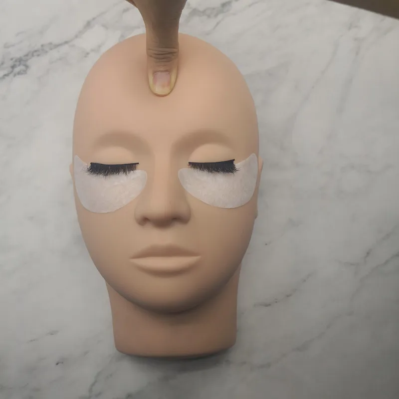 makeup training eyelash makeup mannequin head
