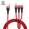 3in1 cell phone charging cords usb cable for apple usb-c charge