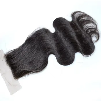 Wholesale Raw Indian Hair Blonde Silk Base Closure Bundles Also