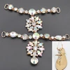 Cheap AB color lady sandal ornament Shoe Chain Decoration Rhinestone Decorations For Shoes