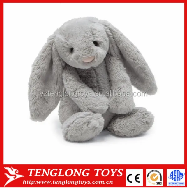 mysterious white rabbit plush