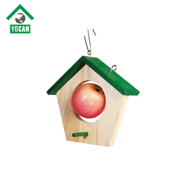 Handmade Custom Hanging Make Wooden Apple Bird Feeder Buy