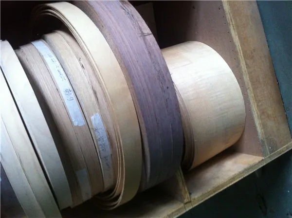 walnut Wood Veneer Edgebanding for Plywood Edges and furniture decoration