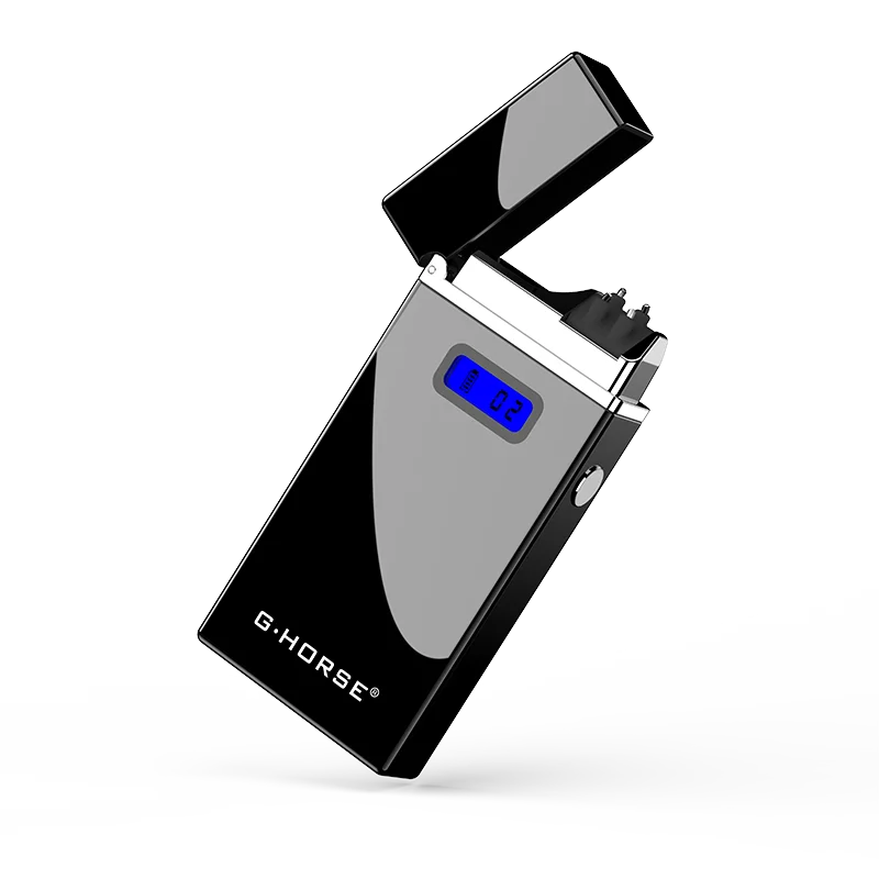 Single Arc Wholesale Metal Custom Logo USB Rechargeable lighter