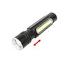 Aluminum alloy magnet hang USB rechargeable waterproof COB work Overhaul Lamp Pocket Torch Mini Zoom focusing XML T6 flashlight
