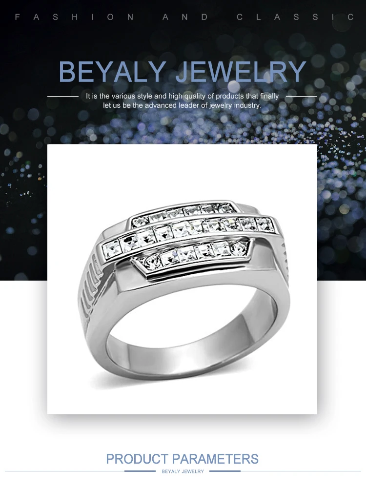 BEYALY Best rose gold wedding rings kay jewelers Supply for men-2