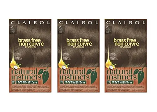 Clairol Natural Instincts Brass Free Color Chart