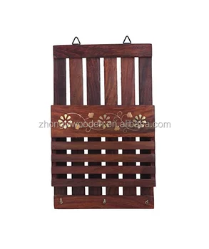 Wall Hanging Wooden Key Holder Keys Organizers Wood Wall Letter