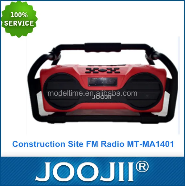 Antishock Construction Site Fm Radio With Usb Charging Port For Mobile