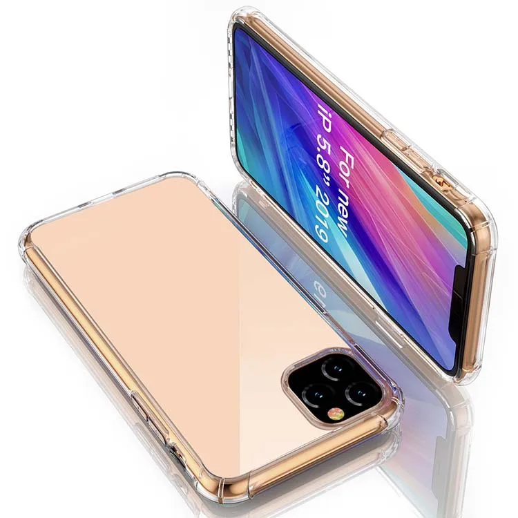1.5mm Thick Rubber Soft Tpu Shockproof Mobile Cover For Iphone 11 2019