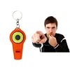 2017 new design Operated cob mini flashlight/keychain light with whistle